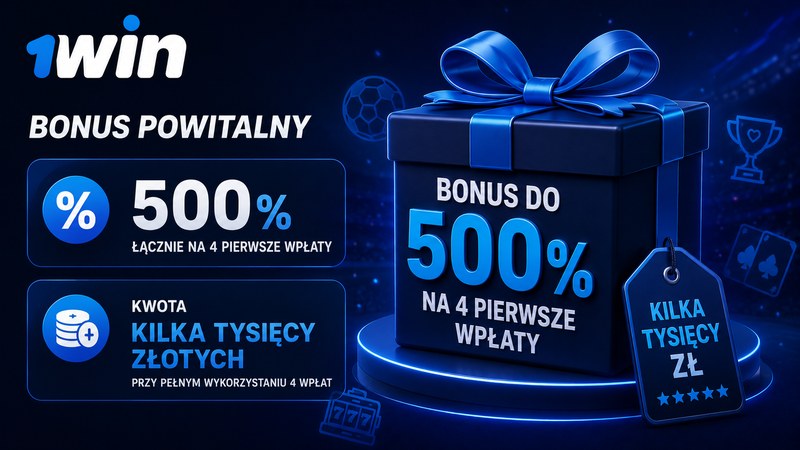 1Win bonus powitalny 500%