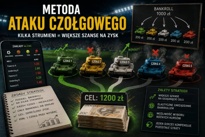Metoda ataku czołgowego w zakładach sportowych
