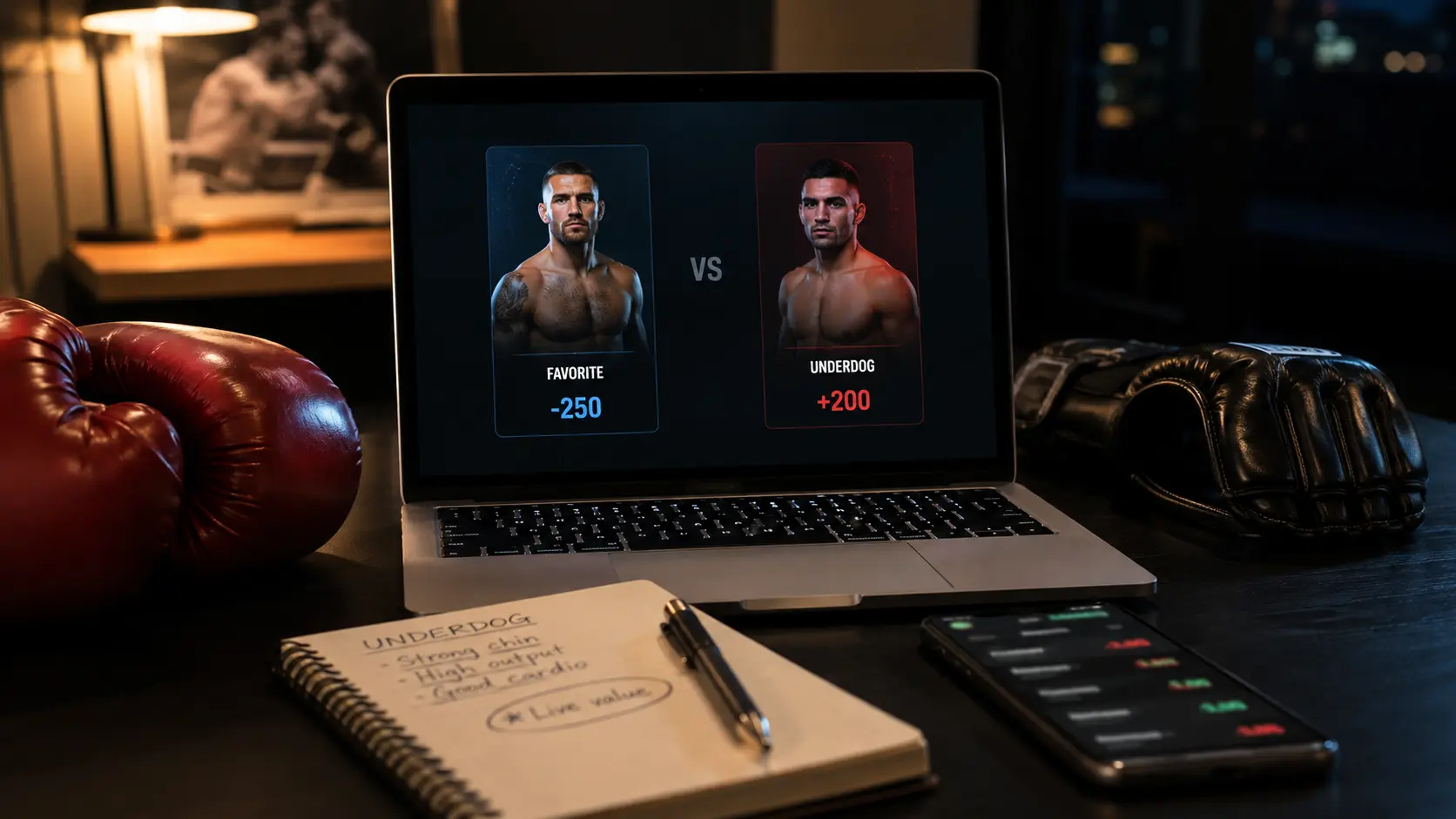 Underdog w zakładach na boks i MMA