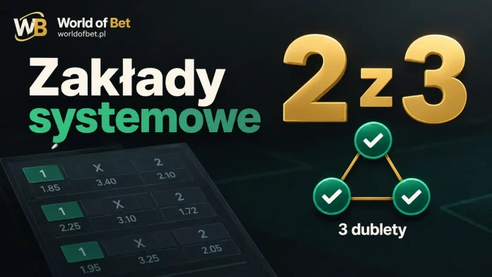 Zakłady systemowe – system 2 z 3 i trzy dublety