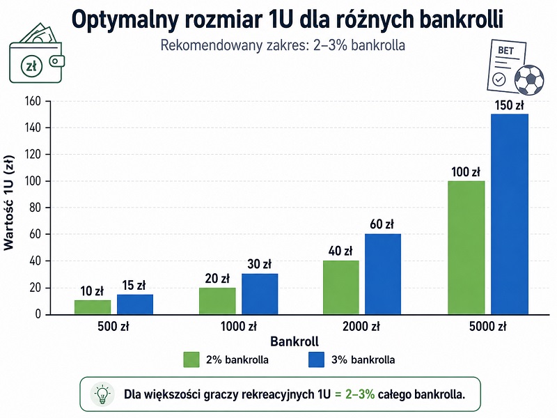 Zarządzanie bankrollem w zakładach sportowych — podział kapitału na jednostki