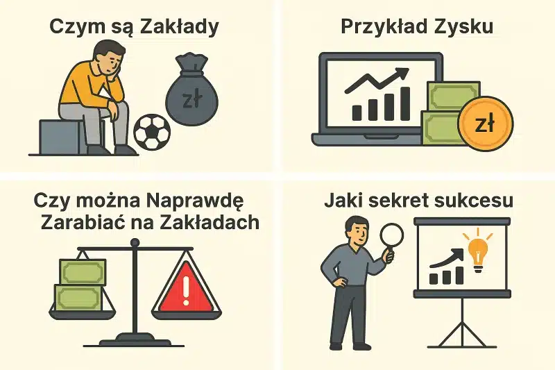 Pytania i przykłady dotyczące zarabiania na zakładach bukmacherskich