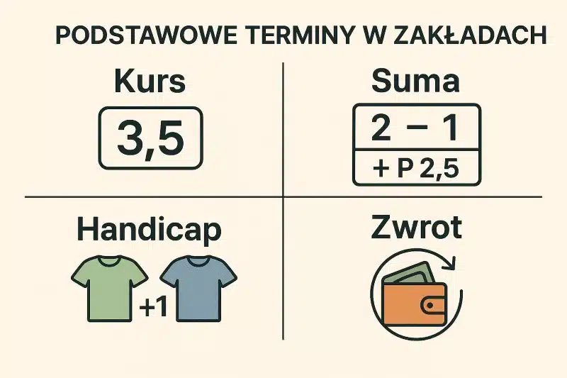 Najczęściej używane terminy w zakładach bukmacherskich
